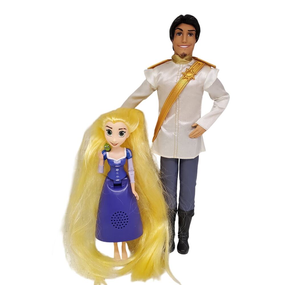 Disney Princess Rapunzel Flynn Rider Dolls Prince Tangled